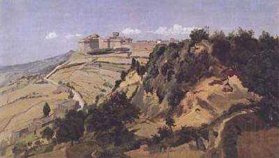 Jean Baptiste Camille  Corot Volterra (mk11) Spain oil painting art